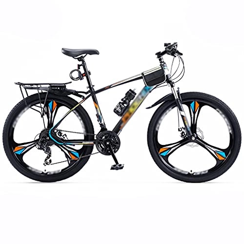 Mountainbike : Aoyo 24 / 26 / 27, 5 Zoll Variable Geschwindigkeit Fahrrad, Off-Road Mountainbike Fahrrad Fahrrad Erwachsene Student(Color:DREI Messer Rad-Blau Orange)
