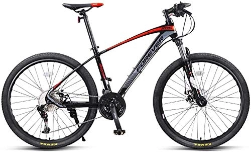 Mountainbike : AYDQC Mountainbike, volles Suspension Herren Mountainbike 26"Rahmen 33-Gang-Öl Scheibe Bremsgeschwindigkeit Fahrrad Off-Road Racing 6-6, Blau fengong (Color : Red)