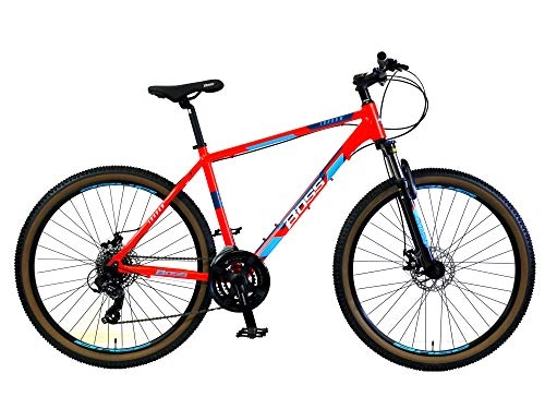 Mountainbike : BOSS Herren B3275102 Shadow, orange / blau, 27.5