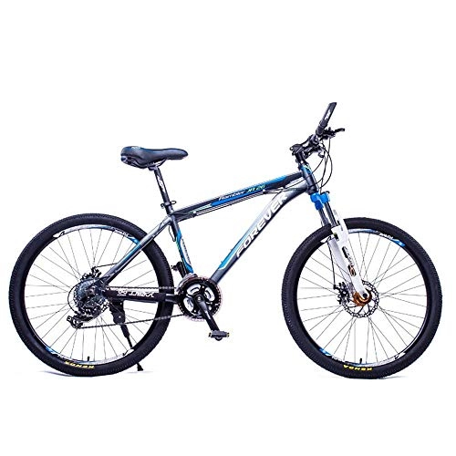 Mountainbike : CHEZI Light bicycleMountainbike Doppelscheibenbremse Aluminiumlegierung Rahmen Männliche und weibliche Studenten Erwachsene Fahrrad 24 Schaltung