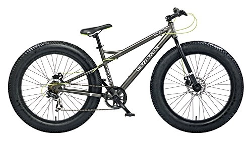 Mountainbike : Coyote Fat Reifen All Terrain Bike – Grau, 43 cm