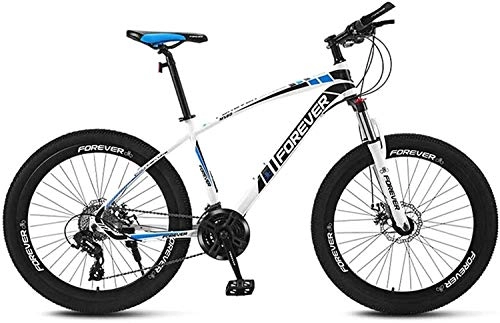 Mountainbike : CYSHAKE Beiläufig Berg Fahrrad, 26" Rad Front Suspension Mountainbike 21 / 24 / 27 / 30 Geschwindigkeit Erwachsener Doppelscheibenbremse Mountainbike 6-11, 24 Geschwindigkeit Bewegung