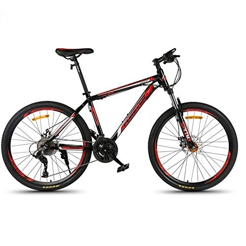 Mountainbike : Dszgo City Mountain Bike Teen Jungen und Mädchen Off-Road-Bikes Feinabstimmung Finger Multi-Speed ​​Shift 26 Zoll 24 Geschwindigkeit Leichte Aluminium Rahmen Mechanische Doppelscheibenbremse