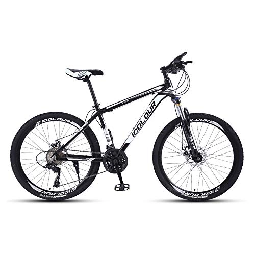 Mountainbike : Fahrrad, 26-Zoll-Mountainbike, 30-Gang-Doppelscheibenbremsrad, mit Aluminiumlegierungsrahmen, für Erwachsene und Jugendliche, rutschfest, kann sich an verschiedene Gelände anpassen / B / 168x99c