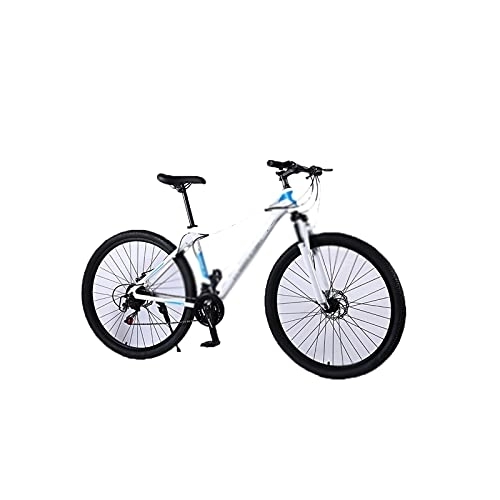 Mountainbike : Fahrräder für Erwachsene, 29 Zoll Mountain Bike Aluminum Alloy Mountain Bike 21 / 24 / 27 Speed Student Bicycle Adult Bike Light Bicycle (Color : White, Size : 21speed)
