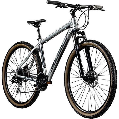 Mountainbike : Galano MTB Hardtail 29 Zoll Fahrrad Heat Mountainbike 24 Gänge Mountain Bike (grau, 48 cm)