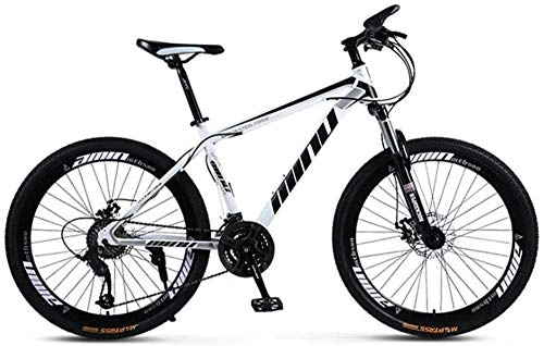 Mountainbike : Generic Cityrder Mountainbikes Hard Mountain Bikes Freestyle City Road Fahrrad DoppelscheibenbremseFahrrad 26 Zoll Rad (Farbe: Schwarz WeiGre: 27 Geschwindigkeit) -27_Speed_Black_Red