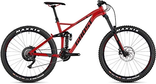 Mountainbike : Ghost Framr 4.7 AL U 27.5R Fullsuspension Mountain Bike 2019 (M / 43cm, Riot Red / Night Black)