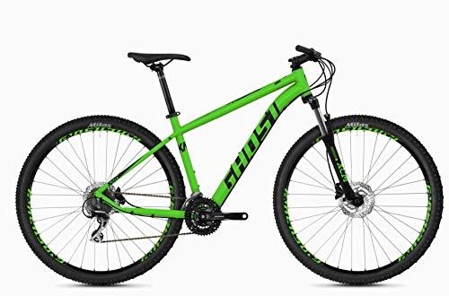 Mountainbike : Ghost Kato 3.9 AL U 29R Mountain Bike 2020 (S / 42cm, Riot Green / Night Black)