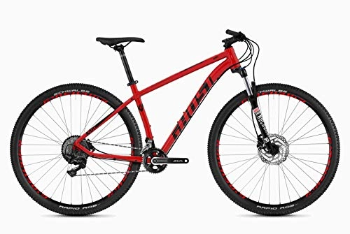 Mountainbike : Ghost Kato 7.9 AL U 29R Mountain Bike 2020 (M / 46cm, Riot Red / Night Black)
