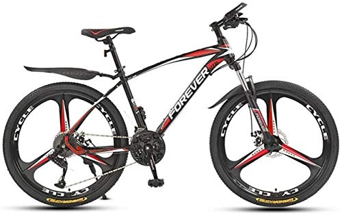 Mountainbike : Hochwertiges langlebiges Fahrrad, Mountainbikes, 24 "26" Mountainbike 21 / 24 / 27 / 30 Geschwindigkeit Cross Country Bicycle student BMX Road Racing Speed ​​Bike, grün, 24 Zoll 27 Geschwindigkeit Aluminium