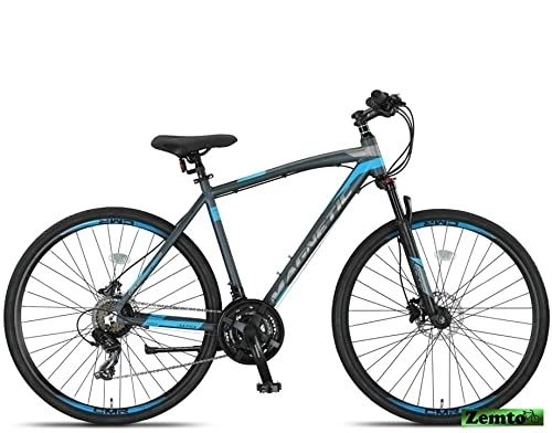 Mountainbike : Hooptec Trekking Bike 28 Zoll, Magnetic Plus 51 cm, Hydr. Bremsen, Antracied-blau