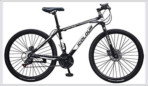 Mountainbike : JDLAX Mountainbike Rennräder Erwachsene 24 Zoll Kohlenstoffstahl 24-Gang-Fahrrad Zum Geburtstagsgeschenk, C