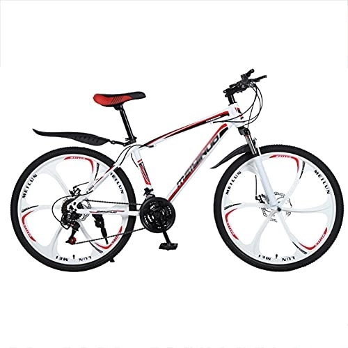 Mountainbike : Kinderfahrrad 26-Zoll-Mountainbike 27-Gang-Getriebefahrrad, Mountainbike mit verstellbarem Sitz für Männer und Frauen mit Doppelscheibenbremsen und Stoßdämpfern ( Color : Style2 , Size : 26inch24 sp