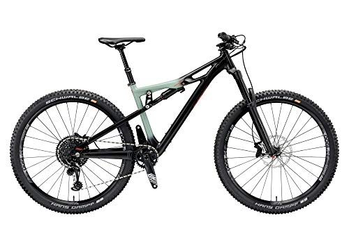 Mountainbike : KTM Prowler 291 12, 12 Gang Kettenschaltung, Herrenfahrrad, Full-Suspension, Modell 2019, 29 Zoll, schwarz matt, 43 cm