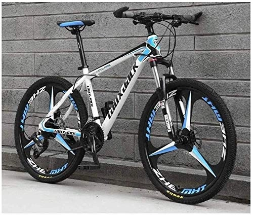 Mountainbike : LBWT 26-Zoll-Mountainbike, klappendes Fahrrad, einstückiges Rad, EIN integriertes Rad, Doppelscheiben mit hoher Kohlenstoffstahl, Geschenke (Color : B, Size : 27 Speed)