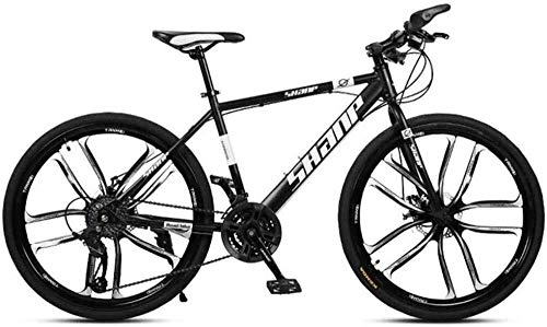Mountainbike : LBWT 26-Zoll-Mountainbikes, Off-Road-Drehzahl Fahrrad, Dual-Suspension, Kohlenstoffstahl, Geschenke (Color : Black, Size : 27 Speed)