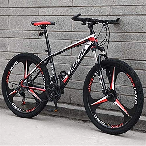 Mountainbike : Leicht, Hardtail Mountainbike Fahrrad for Erwachsene, Leichte High-Carbon Stahlrahmen, stoßdämpfender Vorderradgabel, Doppelscheibenbremse Inventarfreigabe (Color : A, Size : 26 inch 21 Speed)