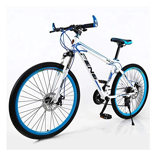 Mountainbike : LILIS Mountainbike Mountainbike Erwachsene Fahrrad-Straßen Männer MTB Fahrrad 24 Geschwindigkeitspotentiometers for Frauen Jugendliche (Color : White, Size : 24in)