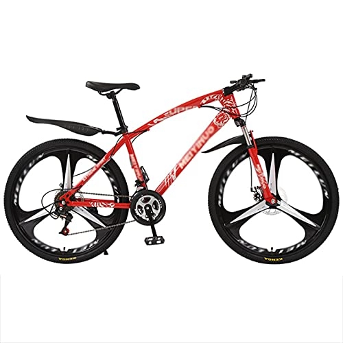 Mountainbike : LiRuiPengBJ Kinderfahrrad 21-Gang-Schalthebel Mountainbike Aluminium-Stahlrahmen 26 Zoll Mountainbike mit Stoßdämpfern für Jugendliche Erwachsene (Color : Style3, Size : 26inch24 Speed)