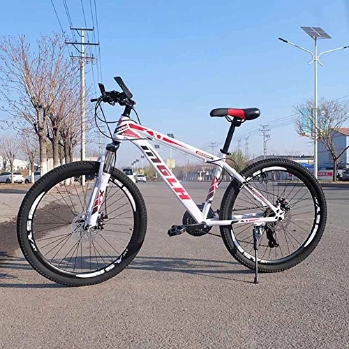 Mountainbike : Mountainbike, Bulk 26"21-Gang-Fahrräder für Mann MTB Mountainbike, Carbon Steel Rennrad Doppelscheibenbremse