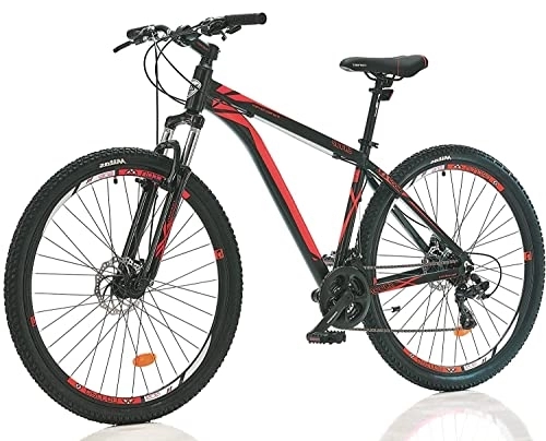 Mountainbike : Mountainbike E3, 29 Zoll, 15, 6 kg, Shimano Gangschaltung, Aluminiumrahmen, MTB Fahrrad Trekkingrad Fitness Bike Scheibenbremsen