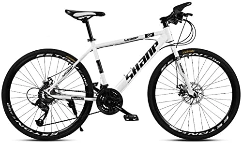 Mountainbike : Mountainbike Jugend Erwachsene Herren Womens Bicycle MTB Mountainbike / Fahrräder Kohlenstoffstahl Rahmen Vordere Federung und Dual Scheibenbremse 26inch Räder Mountainbike für Frauen Männer Erwa