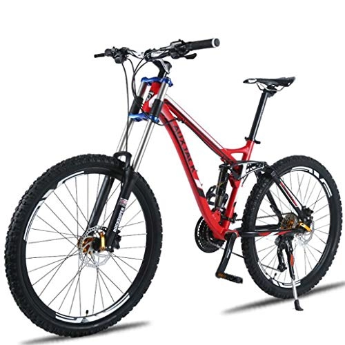 Mountainbike : Mountainbike Mountain Bike MTB 26 Zoll Mountainbikes Leichtes Aluminium Rahmen 24 / 27 Geschwindigkeiten Vorderradfederung Scheibenbremse Mountainbike Mountain Bike MTB ( Color : Red , Size : 27speed )