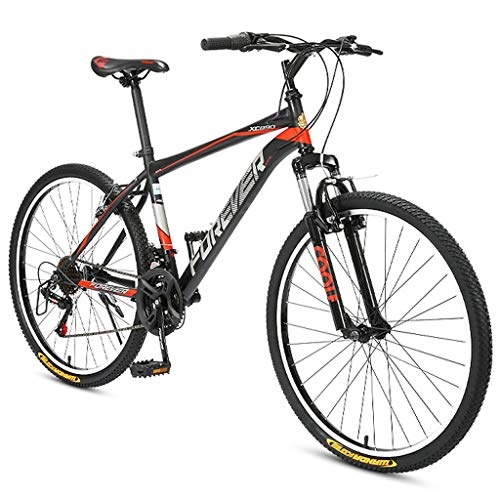 Mountainbike : Mountainbike Mountain Trail Bike Fahrrad Bike 26" Mountainbikes 21 Geschwindigkeiten Leichtes Aluminium Rahmen Scheibenbremse Vorderachsfederung Unisex MTB Mountainbike Fahrrad Mountain Trail Bike