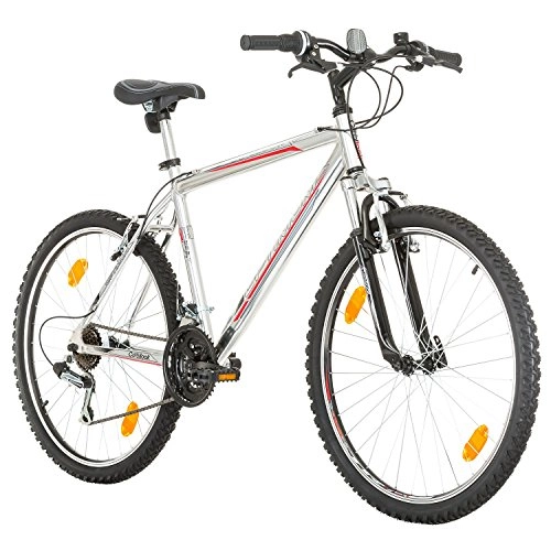 Mountainbike : Multibrand Probike Optimum 26 Zoll Mountainbike Fahrrad Aluminium Rahmen Vorderradaufhängung Shimano 18 Gang geeignet ab 170-185 cm