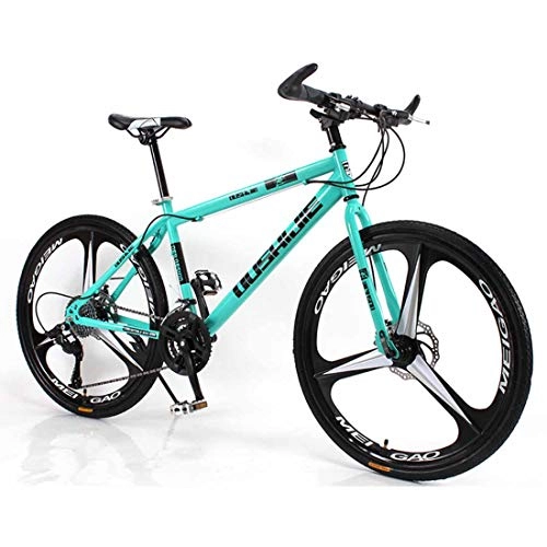 Mountainbike : MUYU 21-Gnge (24-Gnge, 27-Gnge, 30-Gnge) Mountainbike Outdoor Sports Cycling Bicycle Dual Disc Brake, Green, 21speeds
