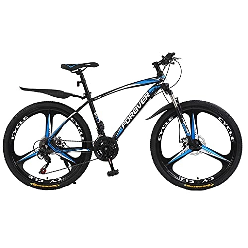 Mountainbike : N&I Beach Snow Bicycle Adult 26 inch Mountain Bike Double Disc Brake City Road Bicycle Trail High-Carbon Steel Snow Bikes Wo Variable Speed Mountain Bicycles B 21 Speed C 21 Speed