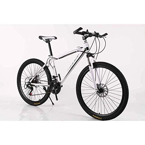 Mountainbike : N&I Bicycle Mountain Bike Frame MTB Bike High-Carbon Steel 21 Speeds 26" Wheel Mountain Bike Disc Brakes Blue