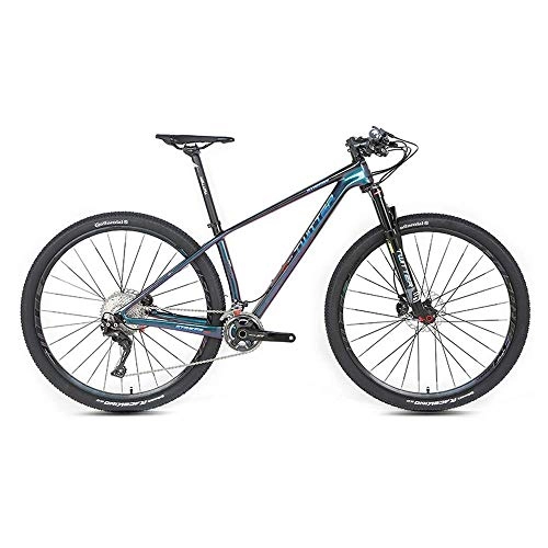 Mountainbike : Outdoor-Sport Carbon Carbon Mountainbike, XT27.5 Zoll 29 Zoll 22 Geschwindigkeit 33 Geschwindigkeit Doppelscheibenbremse Erwachsene Männer und Frauen Cross Country Bergsteigen Fahrrad im Freien fahren