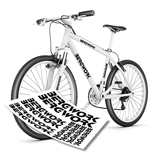 Mountainbike : style4Bike Bergwork Bike Decals 10-teiliges TOP Set | S4B0147