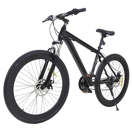 Mountainbike : TaNeHaKi Erwachsene Mountainbike 26 Zoll 21 Gang Mountain Fahrrad Erwachsene Fahrrad Mountainbike Unisex Jungen Mädchen Mountainbike Siebenteiliges Positionierschwungrad Schwarz