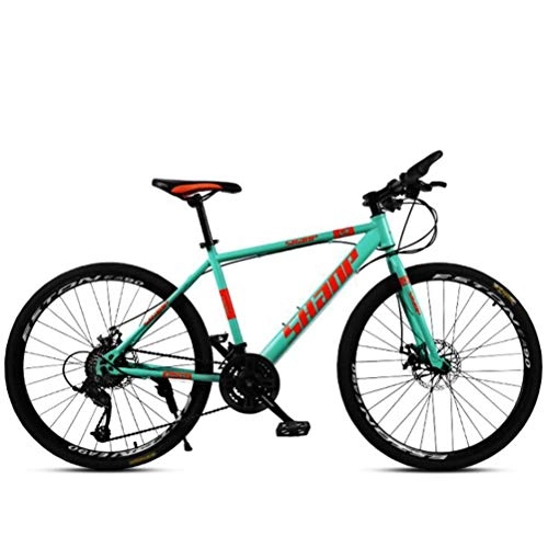 Mountainbike : Tbagem-Yjr Hardtail Mountainbikes Sport Und Freizeit, Pendler Stadt Hardtail Bike Unisex (Color : Green, Size : 21 Speed)