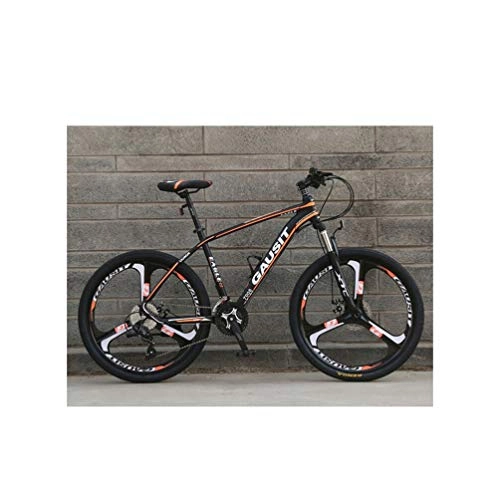 Mountainbike : Tbagem-Yjr Harte Mountainbike, Boy Ravine Bike Doppelscheibenbremsen Aluminiumlegierung Frams Straßenfahrrad (Color : Orange, Size : 30 Speed)