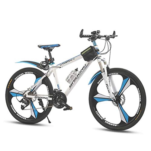 Mountainbike : Tbagem-Yjr Mountainbike, 26-Zoll-Räder Dual Disc Brakeadult Radfahren Rennrad Radfahren Fahrrad (Color : White, Size : 27 Speed)