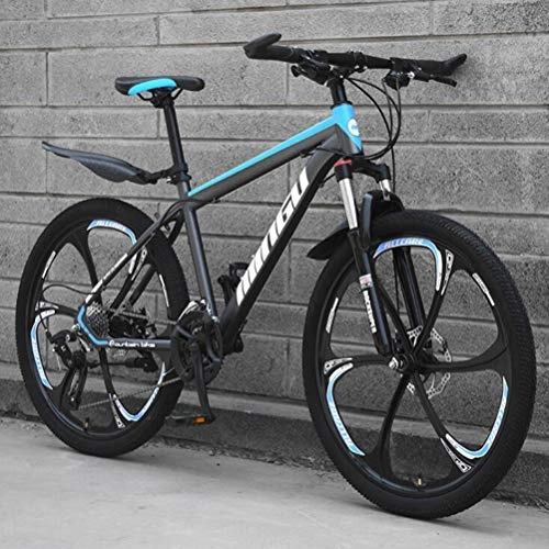 Mountainbike : Tbagem-Yjr Mountainbike for Erwachsene - Gelände Variabler Geschwindigkeit MTB Stadt Straßenfahrrad (Color : Black Blue, Size : 30 Speed)