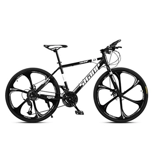 Mountainbike : Tbagem-Yjr Mountainbikes, 26 Zoll Rennrad Fahrrad for Erwachsene 6 Cutter Wheel (Color : Black, Size : 21 Speed)