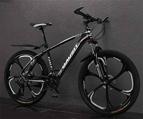 Mountainbike : Tbagem-Yjr Off-Road-Dämpfung Gebirgsfahrrad, 26-Zoll-Rad Reiten Dämpfung Mountainbike for Erwachsene (Color : Black White, Size : 27 Speed)