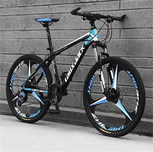 Mountainbike : Tbagem-Yjr Off-Road Mit Variabler Geschwindigkeit Gebirgsfahrrad, 26 Zoll REIT Dämpfung Mountainbike (Color : Black Blue, Size : 30 Speed)