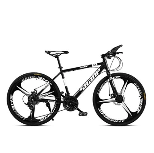 Mountainbike : Tbagem-Yjr Offroad-Fahrrad, 26 Zoll City Mountain Bike 3 Schneidrad for Erwachsene (Color : Black, Size : 24 Speed)