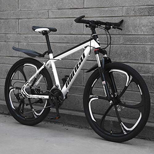 Mountainbike : Tbagem-Yjr Unisex Pendler Stadt Hardtail Bike, Mens Variabler Geschwindigkeit MTB Offroad-Gebirgsfahrrad (Color : White, Size : 30 Speed)