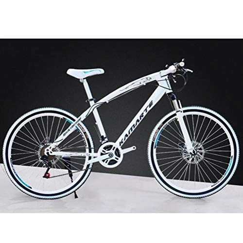 Mountainbike : Tbagem-Yjr White Mountain Bike for Erwachsene, 24-Zoll-Rad-Pendler Stadt Hardtail Rennrad Radfahren (Size : 27 Speed)