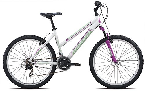 Mountainbike : TORPADO Fahrrad MTB Storm 26 "Damen Alu 3 x 7 V Größe 46 Weiß Violett (MTB Damen) / Bicycle MTB Storm 26 Lady Alu 3 x 7s Size 46 White Purple (MTB Woman)