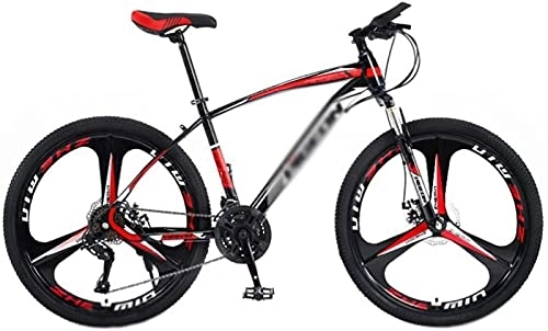 Mountainbike : UYHF Mountainbike 26 Zoll Mountainbikes 21 / 24 / 27 Speed Fahrrad Erwachsene Mountain Trail Bike High-Carbon Stahlrahmen Mit Doppelscheibenbremse E-27 Speed