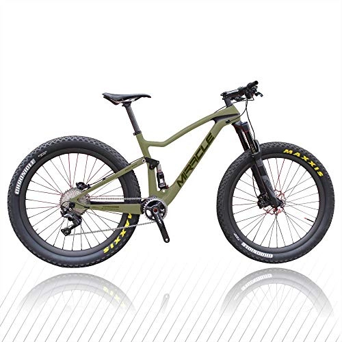 Mountainbike : VHJ Carbon MTB Vollrad Mountainbike Kohlefaser   Fahrrad, SLX Recon, 19in