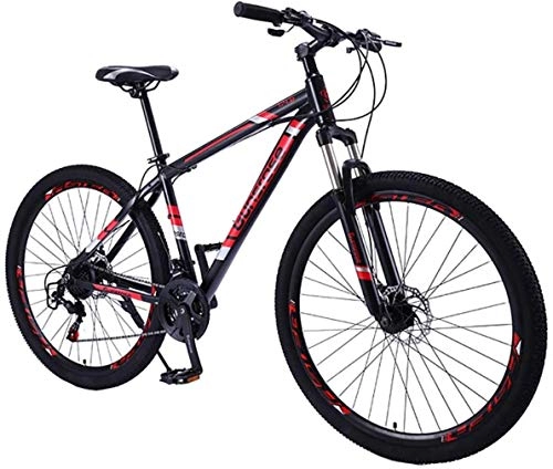 Mountainbike : YANQ 29 Zoll Fahrrad Mountainbike mit Federgabel Eine Geschwindigkeit Variable Bremsscheibe System Aluminium-Rahmen Sattel Fahrrad Sponge-Kind-Jungen-Mädchen-Fahrrad, orange, rot
